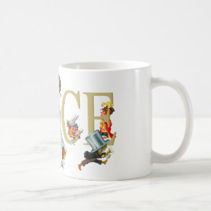 Alice and Wonderland and Friends Coffee Mug