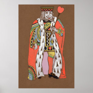 Alice and Wonderland Forest Character Painting-11 Poster