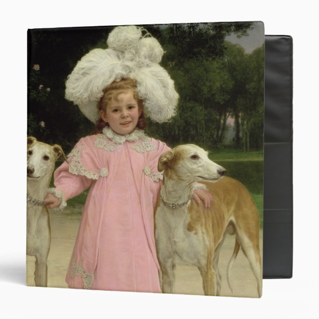 Alice Antoinette de la Mar, aged five Binder (Front/Inside)