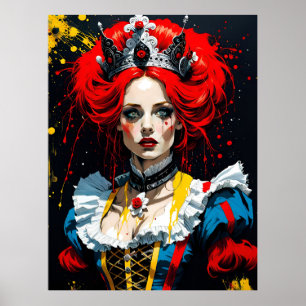 Alice as the Red Queen Poster