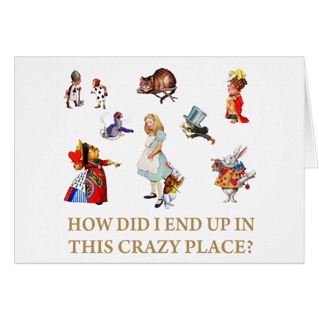 Alice asks, How Didi I End Up In This Crazy Place? (Front Horizontal)