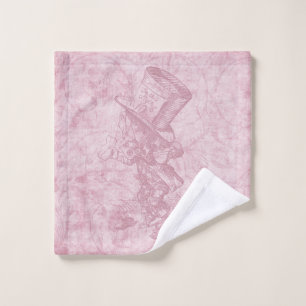 Alice au pays des merveilles Art rose floral fait 