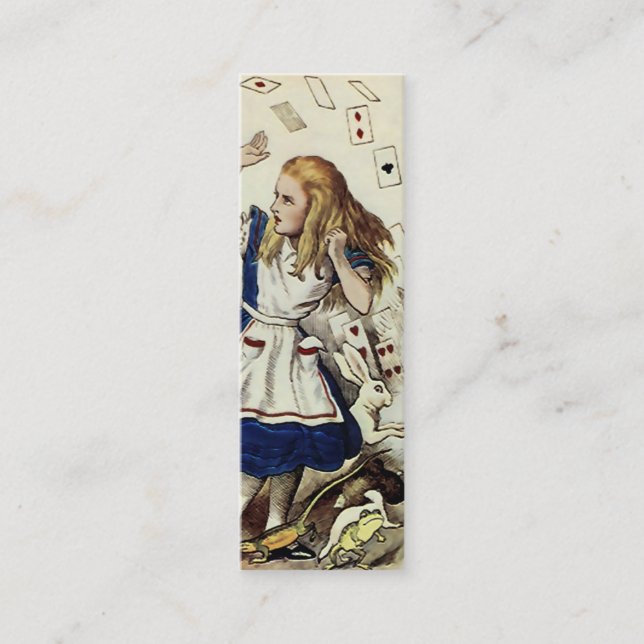 Alice au pays des merveilles ~ Carte d'affaires et (Devant)