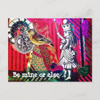 Alice au pays des merveilles Carte postale de styl