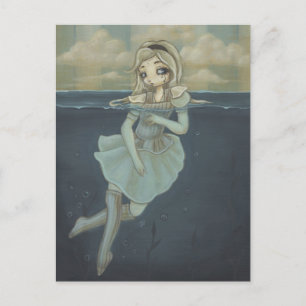 Alice au pays des merveilles carte postale pool de