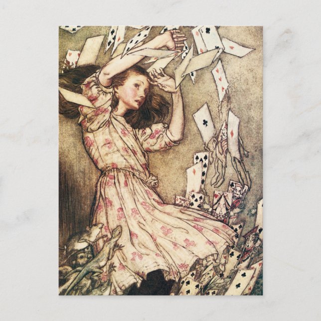 Alice au pays des merveilles Cartes de vol Carte p (Devant)