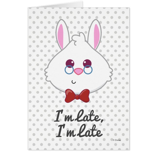 Alice au pays des merveilles| Emoji du lapin blanc (Devant)