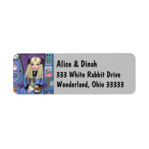 Alice au pays des merveilles et Dinah Cat Cute Fai