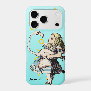 Alice au pays des merveilles et un Flamant rose