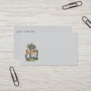 Alice au pays des merveilles Jouer aux cartes Gard