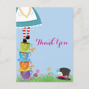 Alice au pays des merveilles Merci Cartes