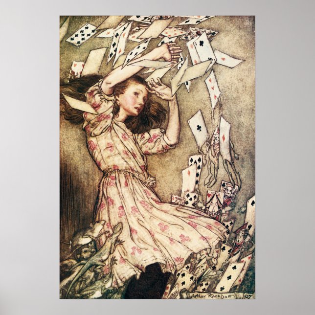 Alice au pays des merveilles Poster des cartes de  (Devant)