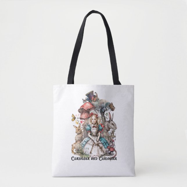 Alice au pays des merveilles Sac à puce Curiouser  (Devant)