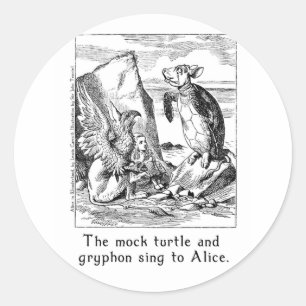 Alice au pays des merveilles Stickers Art en 2 tai