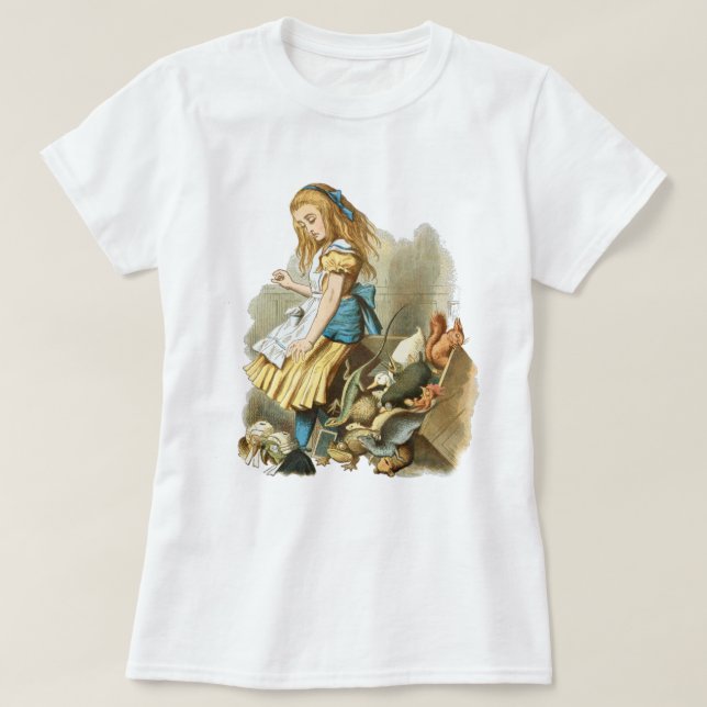 Alice au pays des merveilles T-shirt (Design devant)