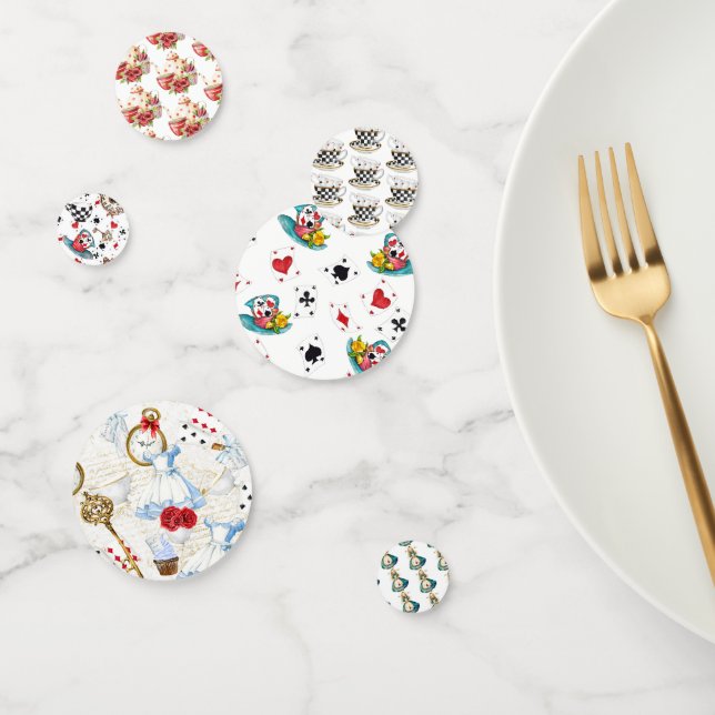 Alice au pays des merveilles Table Confetti (Groupe)