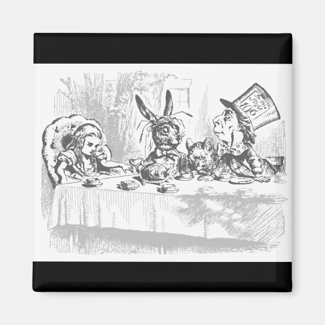 Alice au pays des merveilles Tea Party Magnet (Devant)