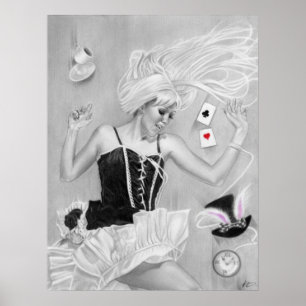 Alice au pays des merveilles tomber Poster