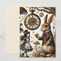 alice aventures in wonderland white rabbit