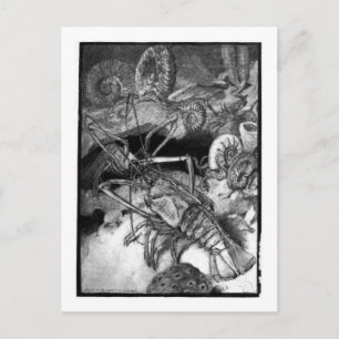 Alice B. Woodward: Jurassic Period art postcard
