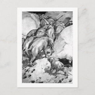 Alice B. Woodward: Moeritherium art postcard