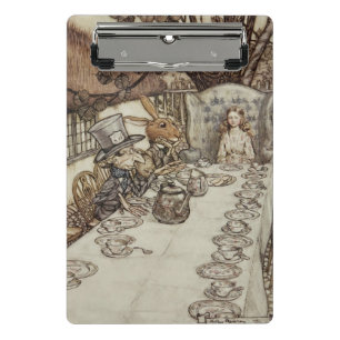 Alice Birthday Unbirthday Rabbit Hatter Party Mini Clipboard