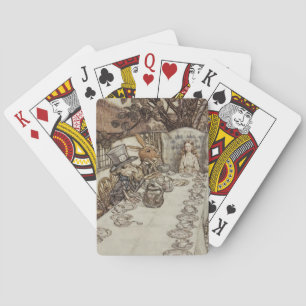 Alice Birthday Unbirthday Rabbit Hatter Party Playing Cards