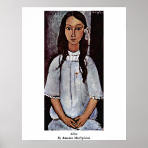 Alice By Amedeo Modigliani Poster