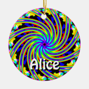 Alice (Change the Words) Ceramic Ornament