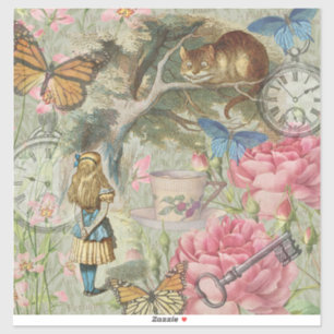 Alice Cheshire Cat Wonderland Tree Garden