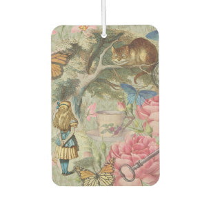 Alice Cheshire Cat Wonderland Tree Garden Air Freshener