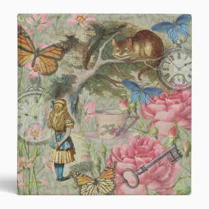 Alice Cheshire Cat Wonderland Tree Garden Binder