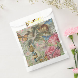 Alice Cheshire Cat Wonderland Tree Garden Favour Bag