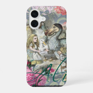 Alice Classic Wonderland Dodo Tenniel Art iPhone 16 Case