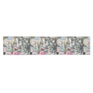 Alice Classic Wonderland Dodo Tenniel Art Short Table Runner