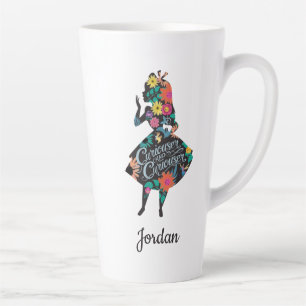Alice   Curiouser and Curiouser Latte Mug