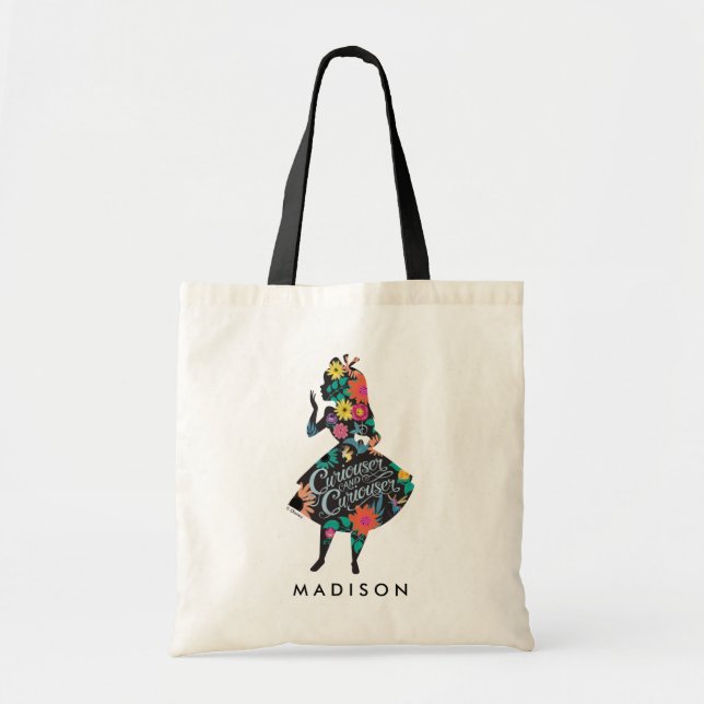 Alice | Curiouser and Curiouser Tote Bag (Front)