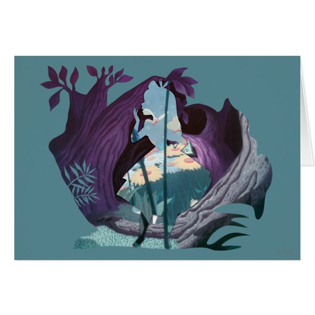 Alice Daisy Field Silhouette in Tulgey Woods (Devant horizontal)