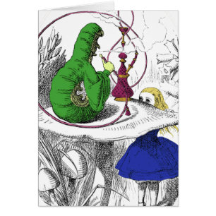 Alice dans la carte du pays des merveilles -