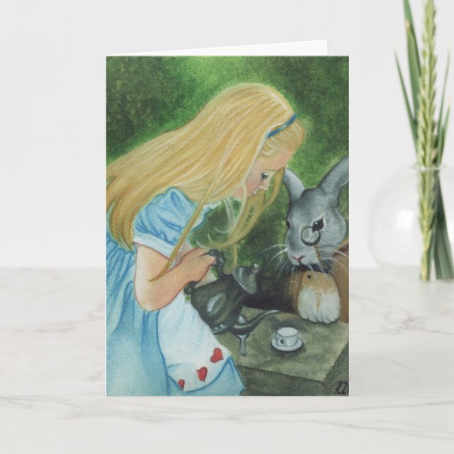 Alice dans la carte du pays des merveilles (Devant)