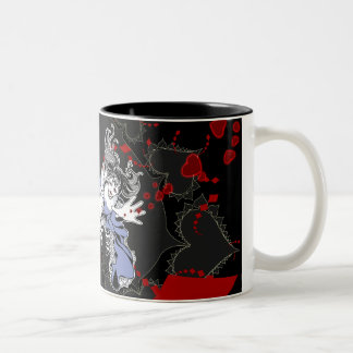 Alice dans la tasse gothique de fractale de Lolita