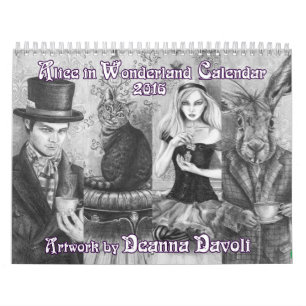 Alice dans le calendrier du pays des merveilles