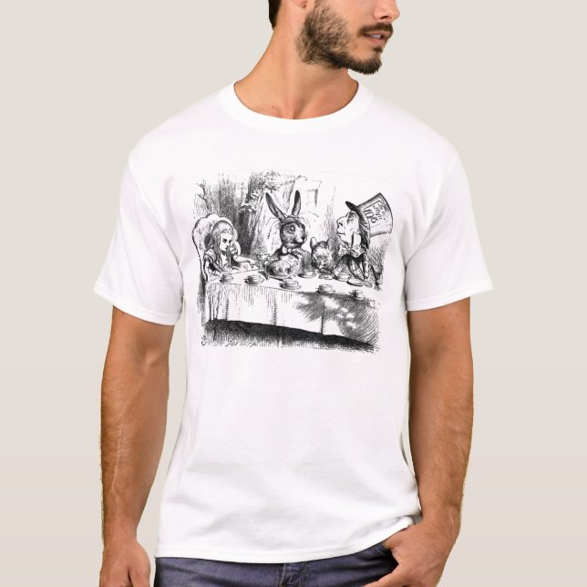 Alice dans le T-shirt fou de thé du pays des (Devant)