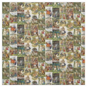 Alice dans le tissu lunatique de sergé du pays de