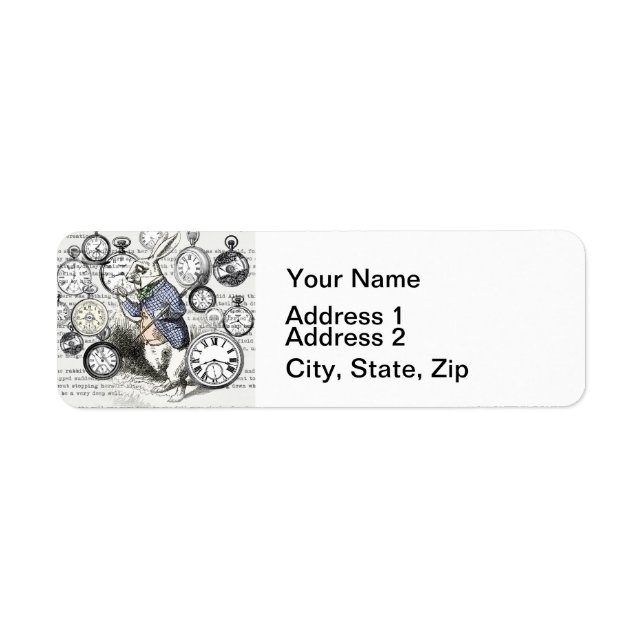 Alice de lapin blanc au pays des merveilles (Devant)