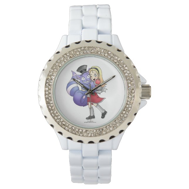 Alice et la montre Cheshire Cat (devant)