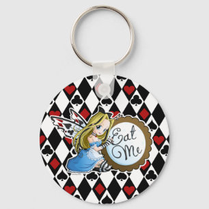 Alice Fairy-Eat Me Anime Keychain
