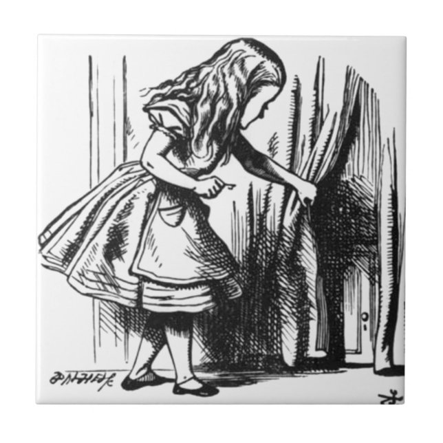 Alice Finds a Door Tile (Front)