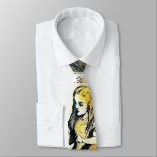 Alice from Alice's Adventures In Wonderland vintag Tie