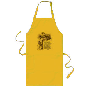 Alice Humpty Dumpty Wonderland Conversation Quote Long Apron
